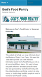 Mobile Screenshot of godsfoodpantry.org